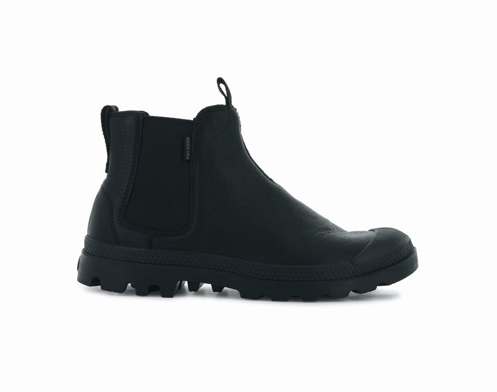 Palladium Pampa Chelsea Ess Men's Boots Black (PKYG84195)